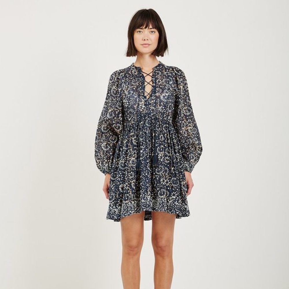 Ulla Johnson Asimar Floral Dress Azul 4